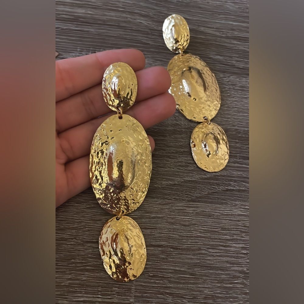 Zara drop earrings A336 - Picture 2 of 4